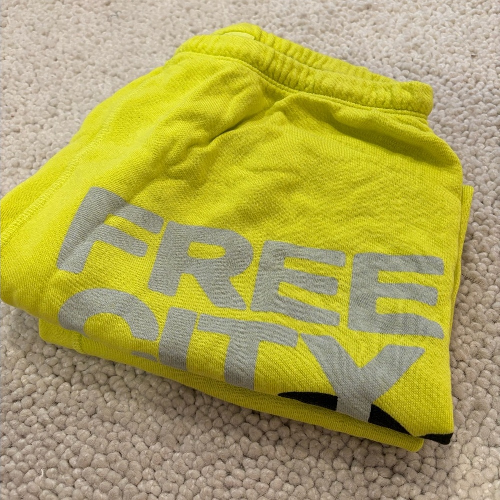 Freecity Neon Yellow Joggers